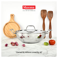 The Maxima’s Tri-Ply Stainless Steel Cookware : Best of Health & Convenience
