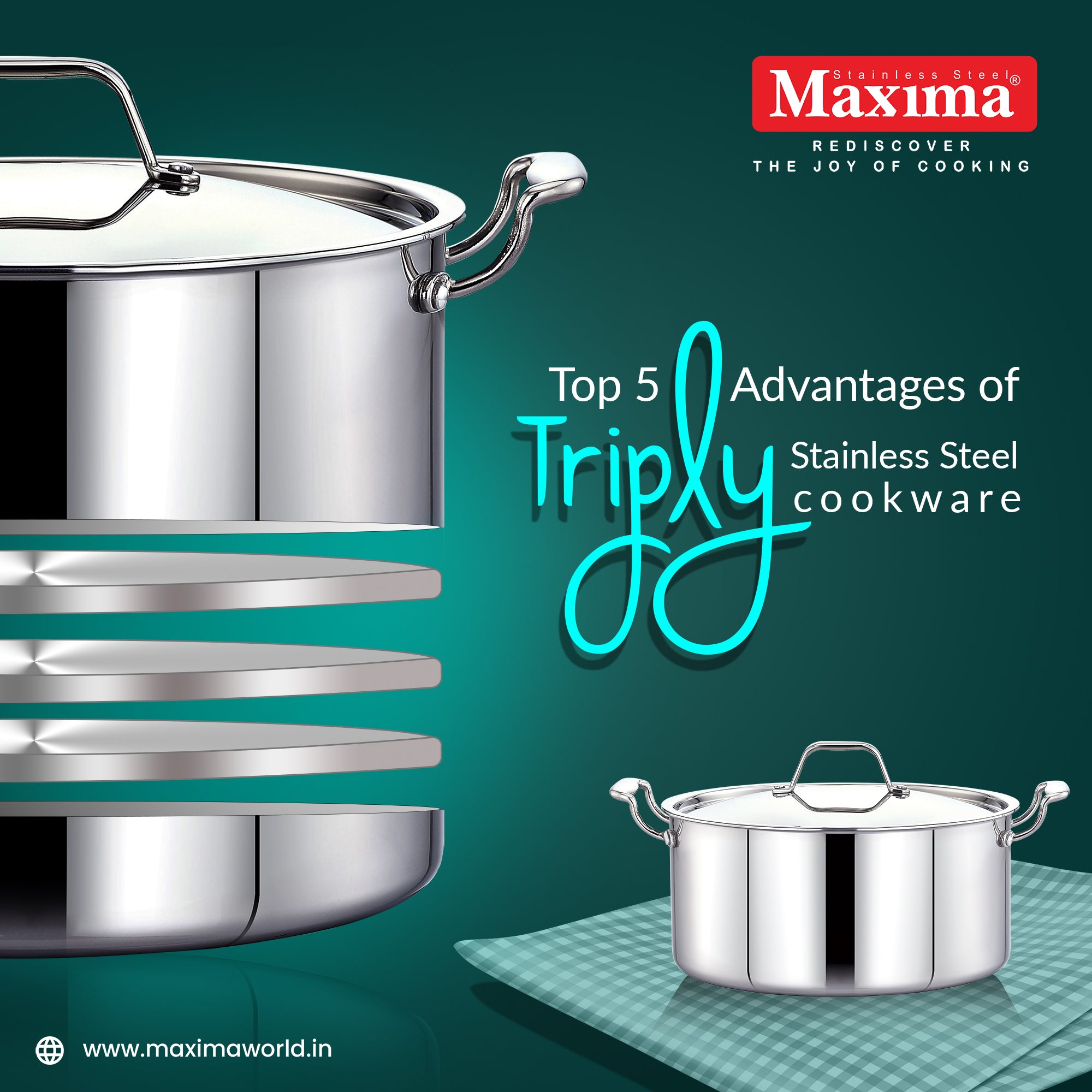 Top 5 Advantages Of Tri Ply Stainless Steel Cookware
