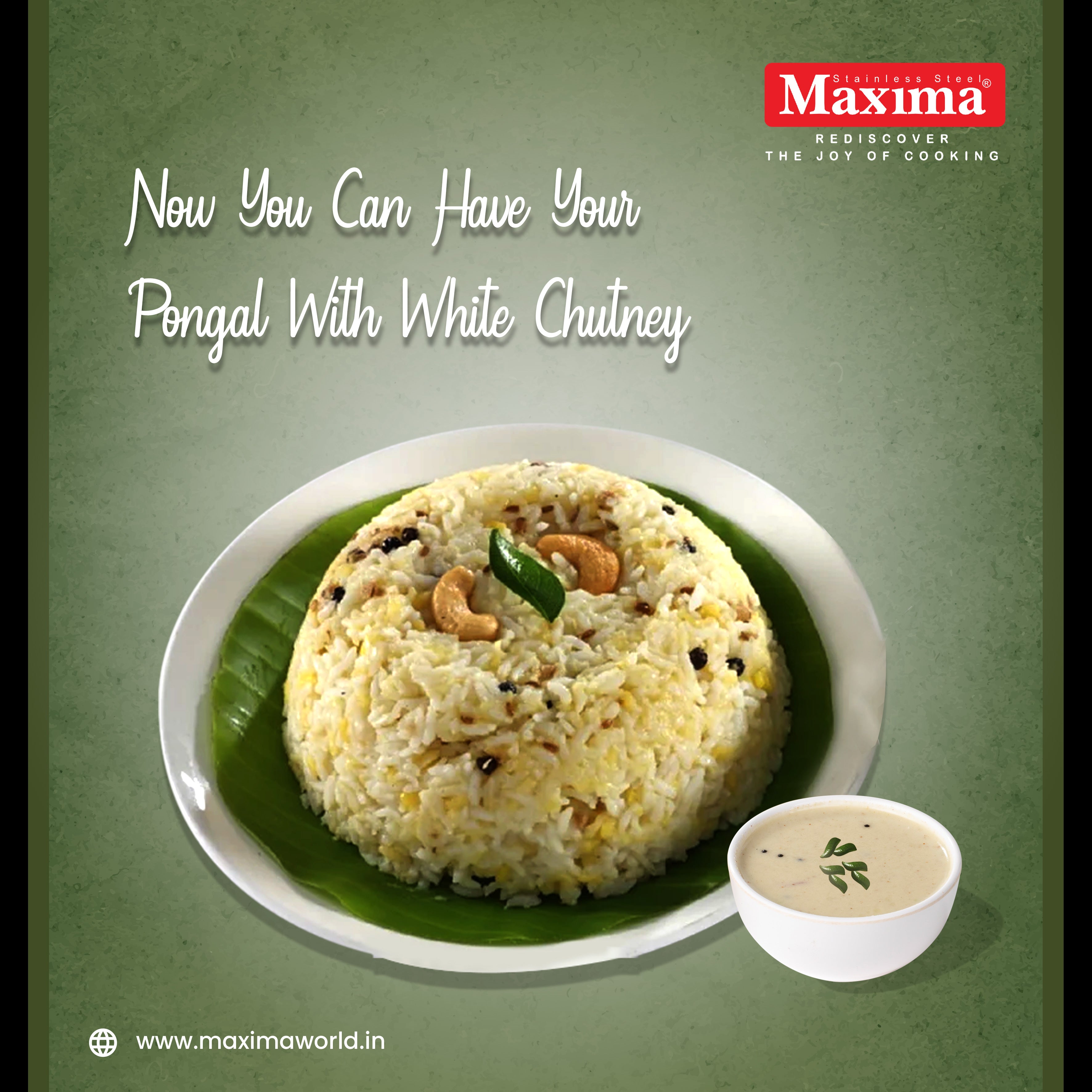 Now You Can Have Your Pongal With White Chutney