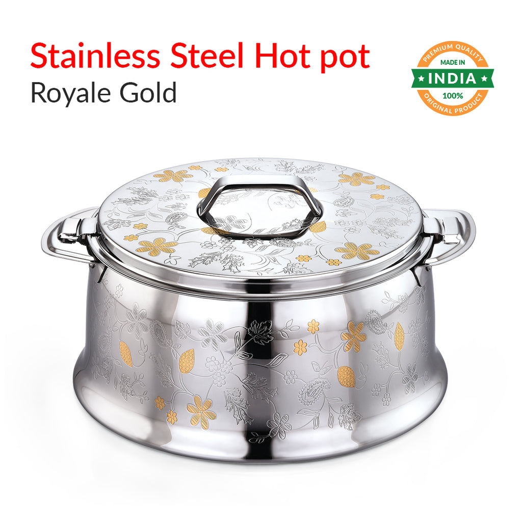 Prime Series Royale Gold Stainless Steel Hotpot ( 20% OFF ) - Maxima World